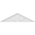 thumbnail image 3 of Ekena Millwork 68"W x 18"H x 2"P (Pitch 6/12) Peaked Cap 4 Spoke Architectural Grade PVC Pediment, 3 of 8