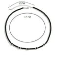 thumbnail image 3 of Collar para mujer, joyería para mujer, joyería europea para mujer, collar de cuentas de cobre esmerilado para hombre, collar versátil con cadena de clavícula para hombre, collar de cuentas de cobre es, 3 of 5