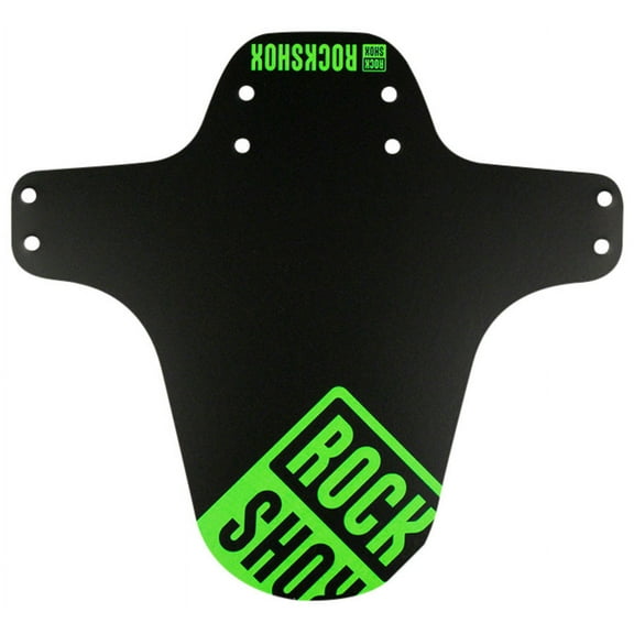 RockShox MTB Fork Fender Black with Neon Green Print