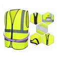 thumbnail image 2 of Chaleco de seguridad reflectante de 2 piezas, alta visibilidad, protección de 360 grados, fácil limpieza, chaleco de seguridad ligero, ropa de trabajo., 2 of 12