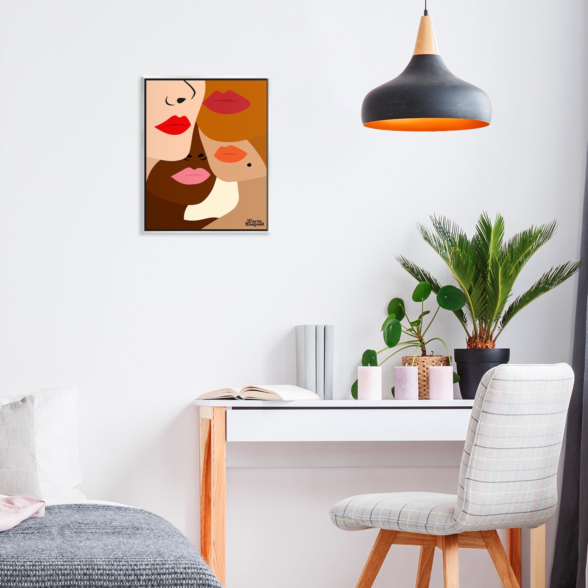 Many Faces of Women Wall Plaque Art, design by Carrie Cantwell