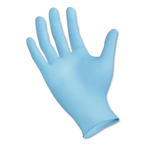 Disposable Examination Nitrile Gloves, Large, Blue, 5 mil, 100/Box | Bundle of 5 Boxes