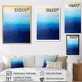 thumbnail image 4 of Designart "Azure Solitary Spectrum I" Abstract Shapes Wall Art Living Room, 4 of 7