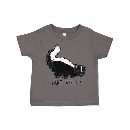 

Inktastic Animals Cute Skunk Fart Kitty! Gift Toddler Boy or Toddler Girl T-Shirt