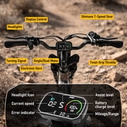 AMYET ARES AWD Electric Bike for Adults, Dual Motor 2000W Ebike, 52V 20Ah Battery, 24 x 4.0 Fat Tire, Folding Electric Mountain Bike, 34MPH, UL2849