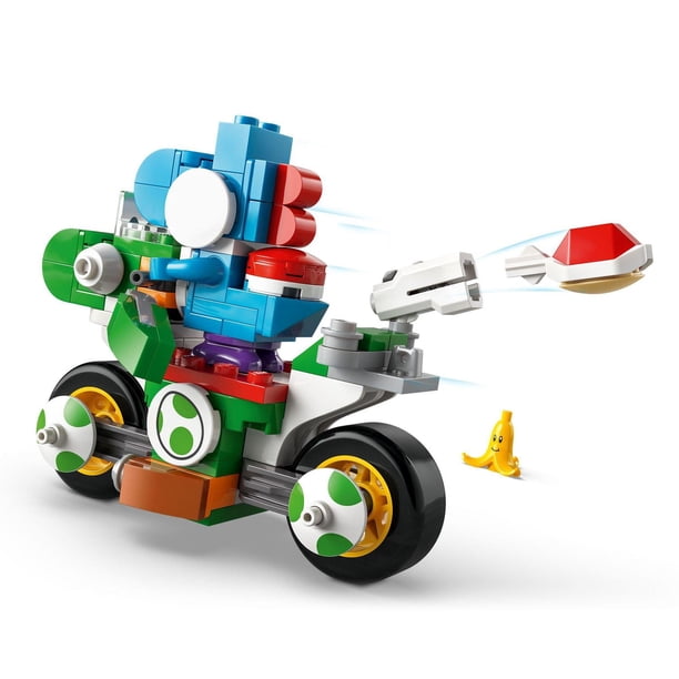 LEGO Super Mario: Mario Kart Yoshi Bike - Building Toy Set for