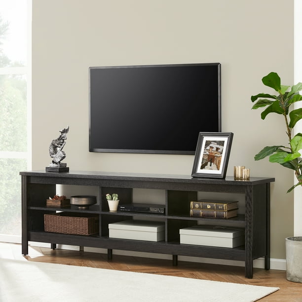 Farmhouse TV Stands for 75 inch Flat Screen Media Console Storage