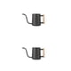 thumbnail image 3 of Moyic Regadera de acero inoxidable - Regadera de acero inoxidable de metal resistente y espaciosa Olla simple negra negro 2piezas, 3 of 6
