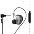thumbnail image 2 of Auriculares con cable en el oído con cable Auriculares de sonido envolvente Auriculares de reducción de ruido Llamada de voz con micrófono Earbudos Suministros para computadoras Negro kenally EL022392-02B, 2 of 7