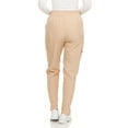 thumbnail image 4 of HEAL+WEAR Women's Stretch Scrub Pants Tapered Fit Medical Joggers with Pockets Wrinkle-Free 4-Way Stretch, 4 of 5