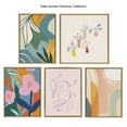thumbnail image 7 of Kate and Laurel Sylvie Sunrise Over Marrakesh Abstract Framed Canvas Wall Art by Kate Aurelia Holloway, 18x24 Natural, 7 of 7