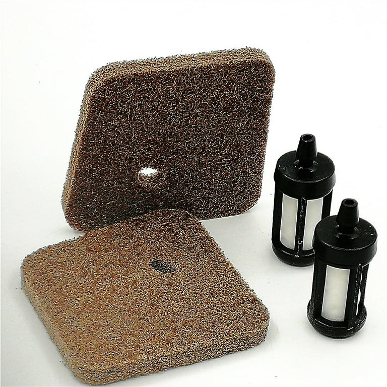 Kit Filtre à Air, Bougie, Filtre à Essence Pour Stihl FS38, FS45, FS55, KM55 - Remplacent 4140 124 2800 - 8 Pièces