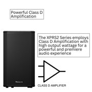 Pioneer DJ XPRS122 12-Inch Active 2-Way Loudspeaker Bundle with Classic Speaker Stand, 10-Feet TS Guitar Cable and FocusProAudio 25-Feet XLR Cable Male to XLR Female Microphone Cable (4 Items)