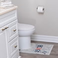 thumbnail image 1 of Sussexhome Toilet Mat - Machine Washable & Absorbent Bath Rugs for Bathroom Floor - Plush, Non Slip Bath Rug - Polyester & Cotton Bathroom Rugs with Printed Pattern Design - 20”x24" Bathroom Mats, 1 of 6