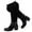 Black MF 266, variant on Love Steetly Knee High Boots for Women Chunky Heel Casual Comfort Pointed Toe Boot Womens Fashion Fall Winter Knee-High Boots.