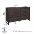thumbnail image 4 of Atria 6 Drawer Dresser in Charcoal Gray - Engineered Wood, 4 of 5