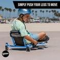 thumbnail image 2 of EzyRoller BLUE Spinner Ride On Scooter for Kids & Toddlers, Outdoor Ride on Toy with Caster Wheels for Drifting & Tight Turning, Up to 150 lbs, Ages 4 & Up, 2 of 6
