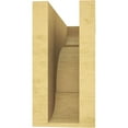 thumbnail image 4 of 6"W x 18"D x 12"H Classic Bryant Rough Cedar Woodgrain TimberThane Corbel, Primed Tan, 4 of 6