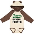 thumbnail image 3 of Inktastic Future Kickball Player Boys or Girls Long Sleeve Baby Bodysuit, 3 of 5