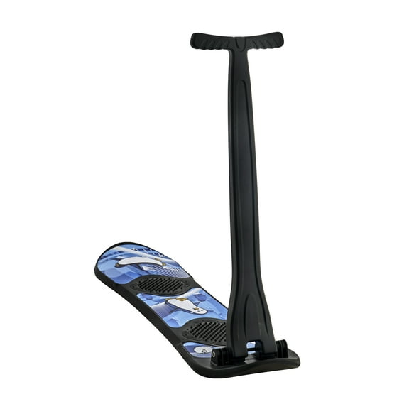 Superio Kids Snow Scooter Sled, Sliding Ski Snowboard with Grip Handle.