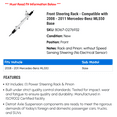 thumbnail image 2 of Front Steering Rack - Compatible with 2008 - 2011 Mercedes-Benz ML550 Base 2009 2010, 2 of 2