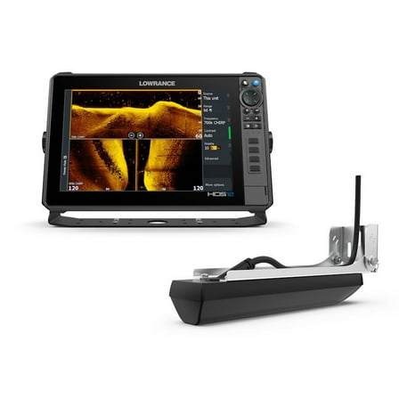 Lowrance HDS-12 Pro Fishfinder and Depth Sounder with Active Imaging™ HD 3-in-1 Transducer.