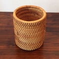 thumbnail image 3 of 2 Pcs Rattan Chopsticks Tube Shovel Spoons Bucket Dinner Knives Forks Tableware Storage Box Home Storage Baskets, C & B, 3 of 8
