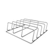 thumbnail image 1 of Ninja XSKRACKXL Woodfire Rib Rack, Compatible with OG800 and OG900 Series, Smokes 4 Full Racks of Ribs, Elevates Ribs for All-Around Airflow, Even Bark, Steel, Silver, 1 of 4