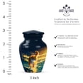 thumbnail image 2 of Cat Small Cremation Urns For Adult Human Ashes 3 Inch - Burial Urns For Human Ashes Adult Female Keepsake Remains - Blue Mini Urn For Women & Men - Miniature Urn For Mother And Father, 2 of 7