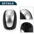 thumbnail image 4 of Pomo de palanca de cambios Unique Bargains 6 velocidades para Renault Laguna 2007-2015 de plástico, 4 of 6