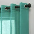 thumbnail image 2 of SUN TEXTILE BROYÉ GROMMET RIDEAU VOILE TRANSPARENT, 2 of 2