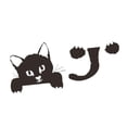 thumbnail image 2 of Pegatinas de pared de gatos,Pegatina de interruptor de gato lindo Adhesivo de pared Decoración,Calcomanías de pared Calcomanías autoadhesivas Calcomanías para interruptores,Murales, 2 of 8