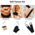 thumbnail image 2 of 3 in 1 Self Tanning Mitts Self Tanner Mitt Applicator Kit - Tanning Glove for Self Tan Mitt, Tanning Brush for Self Tan Brush Back Tanning Applicator Kabuki Body Brush Self Tanner Back Applicator, 2 of 6