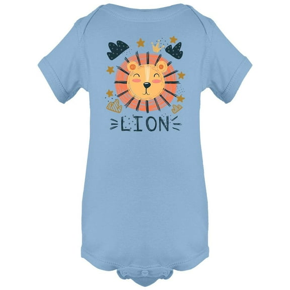 Cute King Lion Bodysuit Infant -Image by Shutterstock, 12 Months