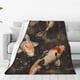 thumbnail image 1 of Balery Koi Fish Tranquility Manta de Felpa Suave y Acogedora – Cobija de Franela Aterciopelada para Cama, Lavable y Cálida para Sofá, Mascotas, Transpirable-40"x30", 1 of 7
