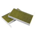 thumbnail image 2 of 2pcs Activated Carbon Cabin Air Filter Cleaner Accessory Fit for Tesla Model 3 Model Y 2019-2021, 2 of 5