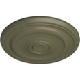 thumbnail image 3 of Ekena Millwork 15 7/8"OD x 1 1/2"P Kepler Traditional Ceiling Medallion (For Canopies up to 3 3/4"), Hand-Painted Spartan Stone, 3 of 5