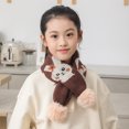 thumbnail image 6 of Women's Neckerchief Children Cartoon Snowman Santa Shawl Wrap Scarf Cartoon Pendant Bib Scarf Thermal Scarf, Women's Accessories Neckerchief, 6 of 7