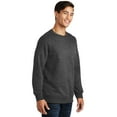 thumbnail image 4 of Port & Company Fan Favorite Fleece Crewneck Sweatshirt-XS (Dark Heather Grey), 4 of 6