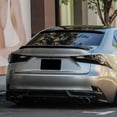 thumbnail image 2 of Ikon Motorsports Compatible with 14-20 Lexus IS250 IS350 IKON Style Rear Roof Spoiler Wing CF Carbon Fiber, 2 of 5