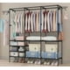 thumbnail image 4 of Perchero Rack Armario De Piso Practiksa Para Ropa Y Zapatos Color Negro, 4 of 5