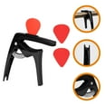 thumbnail image 2 of Guitar Tuning Clip Guitar Capo Universal Metal Capo Multifunctional Turning Capo with Guitar Picks, 2 of 8