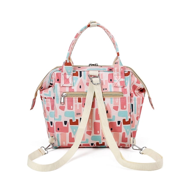 Baby Diaper Handbag Oxford Cloth Lightweight Portable Multifunctional Diaper Bag for Women Type 1