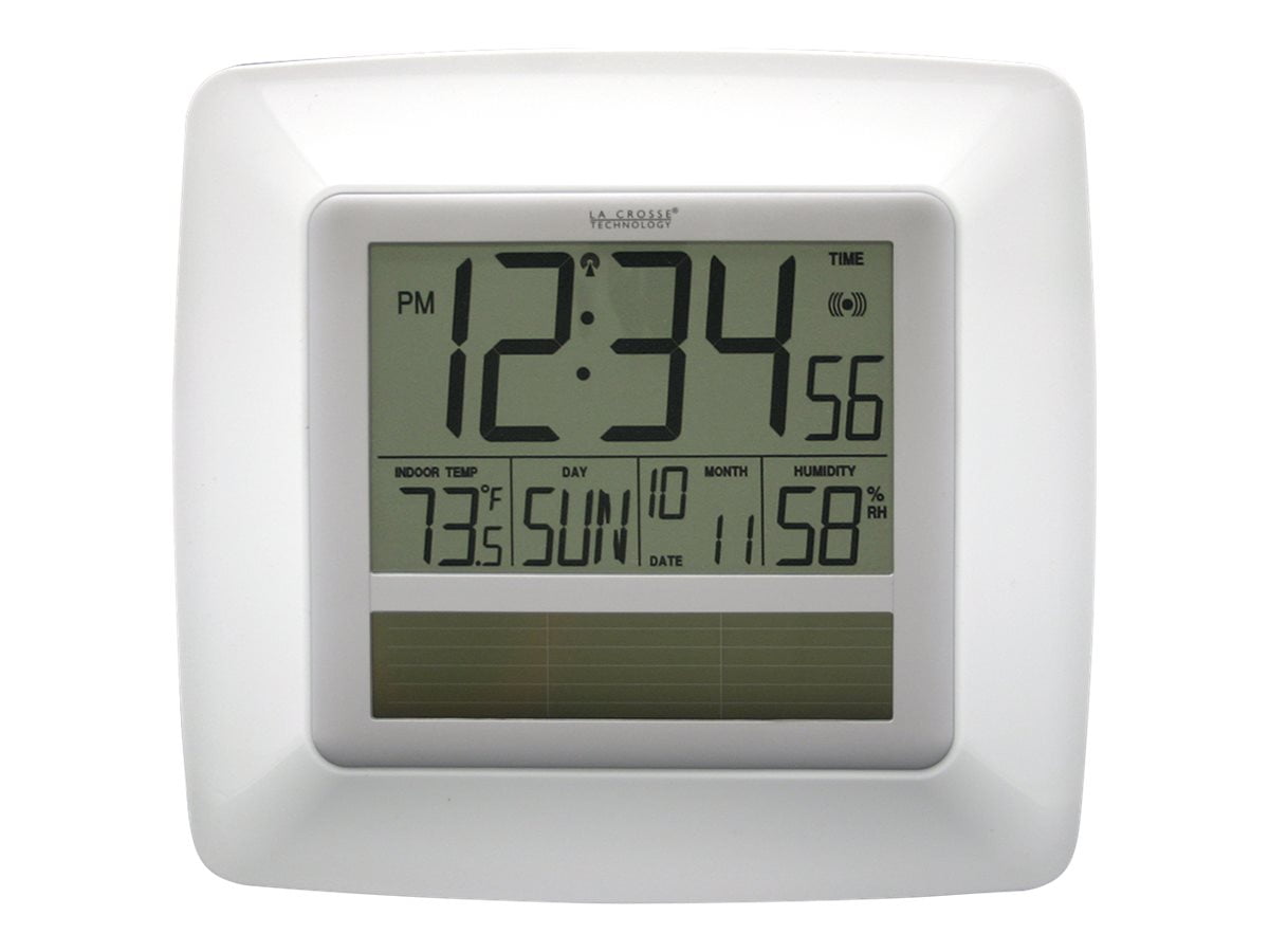 La Crosse Technology Wt 8112u Wh Alarm Clock Electronic Desktop