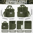 thumbnail image 3 of favastee Tactical Lunch Bag for mens Military heavy duty lunch box work Leakproof insulated Durable Thermal Cooler Bag for Adult Meal for Office Camping Picnic Pail MOLLE Webbing, 3 of 6