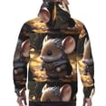 thumbnail image 7 of Lsque Cute Big-Eared Mouse Pattern Casual Men's Hoodie,Hooded Sweatshirt with Kangaroo Pocket,Pullover Hoodie-3X-Large, 7 of 7