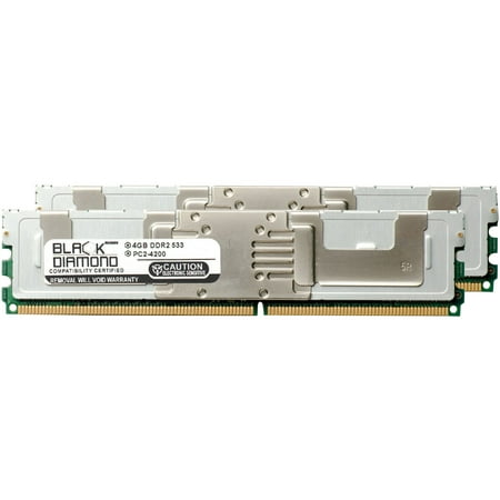 8GB 2X4GB Memory RAM for Asus Desktops DSBF-D12 DDR2 FBDIMM 240pin PC2-4200 533MHz Black Diamond Memory Module Upgrade