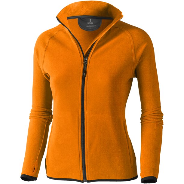 Elevate - Chaqueta tejido micro polar modelo Brossard para mujer (Naranja)