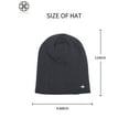 thumbnail image 4 of Luxtrada Mens Winter Warm Knitting Hats Plain Skull Beanie Cuff Toboggan Knit Cap (Coffee), 4 of 8