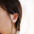 thumbnail image 5 of Airokiy Fake Pearl Clip On Earrings For Women Silver Non Pierced Platinum Plated Earrings Hypoallergenic Silver Clips Trendy Wedding Jewelry for Women, 5 of 5